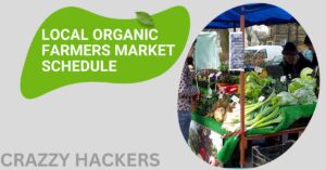 Local Organic Farmers Market Schedule